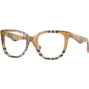 Burberry Vrouw BE2415 4146 Optische monturen Acetaat Bruin Transparant Hurken Normaal