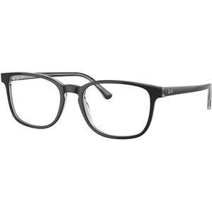 Ray - Ban Unisex RX5418 8367 Optische monturen Acetaat Grijs Transparant Kussen Normaal