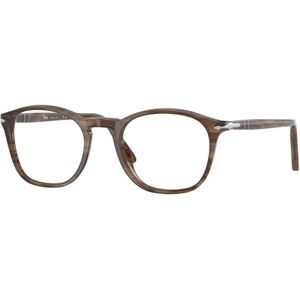 Persol Man PO3007V 1208 Optische monturen Acetaat Schildpad Transparant Hurken Normaal
