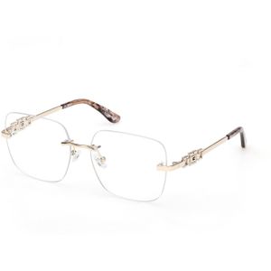 Guess Vrouw GU50319 032 Optische monturen Metaal Goud  Kwadraat Normaal