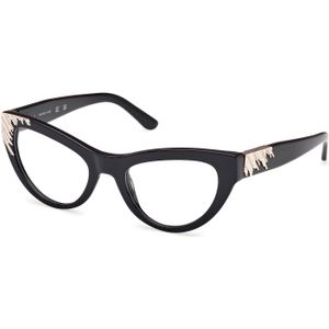 Guess by Marciano Vrouw GM50036 001 Optische monturen Acetaat Zwart  Kattenoog Normaal