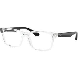 Ray - Ban Unisex Ray - Ban RX7025 5943 Optische monturen Geïnjecteerd Transparant Transparant Hurken Normaal