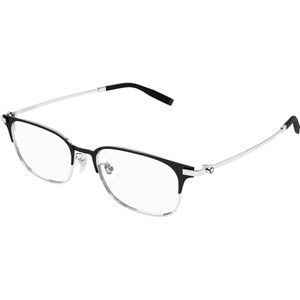 Montblanc Man MB0377OJ 002 Optische monturen Metaal Zwart Transparant Kwadraat