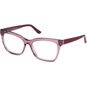 Guess Vrouw GU50172 081 Optische monturen Acetaat Altviool  Hurken Normaal