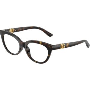 Dolce & Gabbana Kind DX5005U 502 Optische monturen Geïnjecteerd Schildpad Transparant Vlinder Normaal