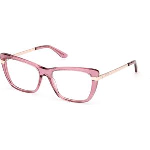 Guess Vrouw GU50246 081 Optische monturen Acetaat Altviool  Kwadraat Normaal