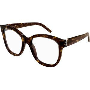 SAINT LAURENT Vrouw SL M97 004 Optische monturen Acetaat Havana Transparant Hurken