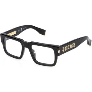 Police Man VPLP18E G.O.A.T. 3  700 jaar Optische monturen Acetaat Zwart  Hurken