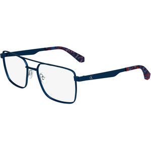 Calvin Klein Man CKJ24204 400 Optische monturen Metaal Blauw  Hurken Normaal