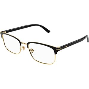 Gucci Man GG1448O 001 Optische monturen Metaal Goud Transparant Hurken