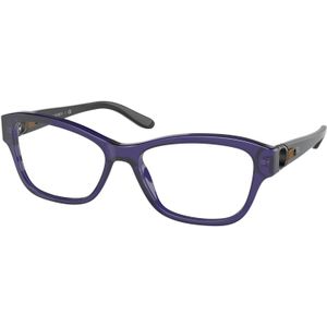 Ralph Lauren Vrouw RL6210Q 5922 Optische monturen Acetaat Altviool Transparant Vlinder Normaal