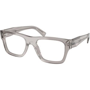 Prada Man PR C01V  18J1O1 Optische monturen Acetaat Grijs Transparant Kussen Normaal