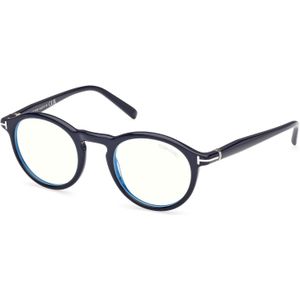 TOM FORD Man FT5979-B 90 Optische monturen Acetaat Blauw  Rotonde Normaal