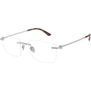 Giorgio Armani Man AR5124  3045 Optische monturen Metaal Zilver Transparant Hurken Normaal