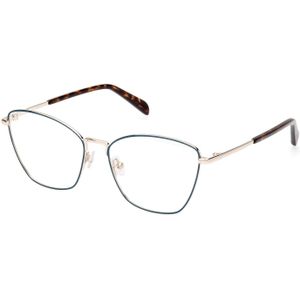 Emilio Pucci Vrouw EP5243 092 Optische monturen Metaal Blauw  Hurken Normaal