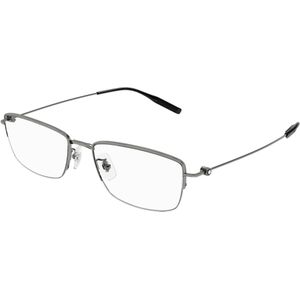 Montblanc Man MB0378OJ 003 Optische monturen Metaal Ruthenium Transparant Kwadraat