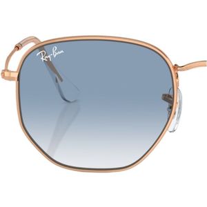 Ray - Ban Unisex Paar vervangende lenzen Ray - Ban RB3548 zeshoekig Vervanglenzen Metallo  Azzurro Geometrica  Sfumato