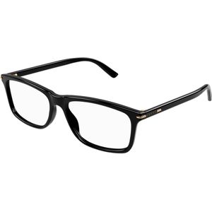 Gucci Man GG1447O 001 Optische monturen Acetaat Zwart Transparant Hurken