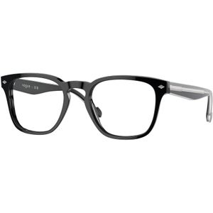 VOGUE EYEWEAR Man VO5570 W44 Optische monturen Acetaat Zwart Transparant Hurken Normaal