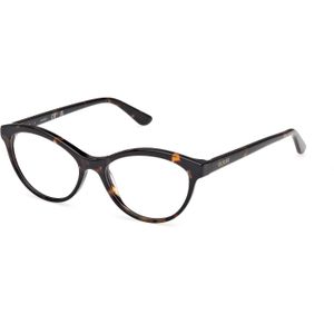 Guess Uniseks GU50273 052 Optische monturen Acetaat Havana  Kattenoog Normaal