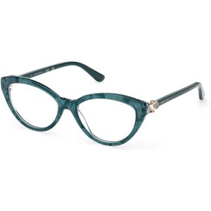 Guess by Marciano Vrouw GM50049 089 Optische monturen Acetaat Turkoois  Kattenoog Normaal