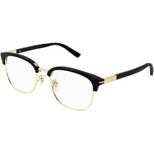 Gucci Man GG1901OA 001 Optische monturen Acetaat Zwart Transparant Rotonde