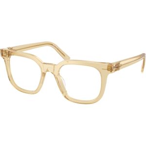 Miu Miu - MU 06XV - Optische Monturen - Bruin - Acetaat