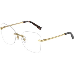 Tiffany Vrouw TF1150 6002 Optische monturen Metaal Goud Transparant Geometrisch Normaal