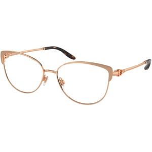 Ralph Lauren Vrouw RL5123 9158 Optische monturen Metaal Goud Transparant Kattenoog Normaal