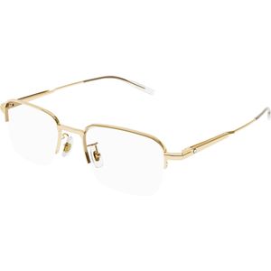 Montblanc Man MB0220OA 005 Optische monturen Metaal Zwart  Kussen