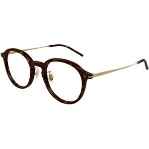 Gucci Uniseks GG1734OK 002 Optische monturen Acetaat Havana Transparant Rotonde