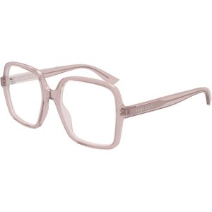 Alexander McQueen Vrouw Alexander McQueen AM0538O 005 Optische monturen Acetaat Roos Transparant Kwadraat