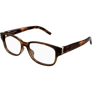 SAINT LAURENT Unisex SL M149/F 003 Optische monturen Acetaat Havana Transparant Hurken