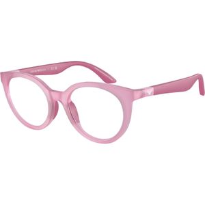 Emporio Armani Kind EK3007 6133 Optische monturen Geïnjecteerd Roos Transparant Pantos Normaal