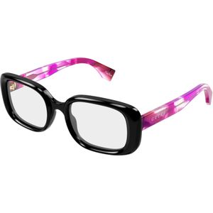 Gucci Vrouw GG1908O 002 Optische monturen Acetaat Zwart Transparant Kwadraat