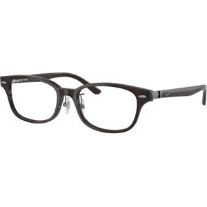 Ray - Ban Unisex RX5427D 8290 Optische monturen Acetaat Bruin Transparant Kussen Normaal
