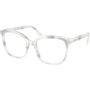Swarovski Vrouw SK2033 1042 Optische monturen Acetaat Wit Transparant Vlinder Normaal