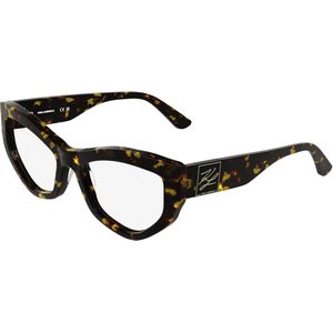Karl Lagerfeld Vrouw KL6211 242 Optische monturen Acetaat Havana  Kattenoog Normaal