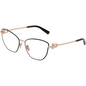 Tiffany Vrouw TF1166 6162 Optische monturen Staal Zwart Transparant Kattenoog Normaal