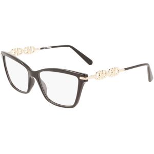 Ferragamo Vrouw SF2921 001 Optische monturen Plastic Zwart  Vlinder