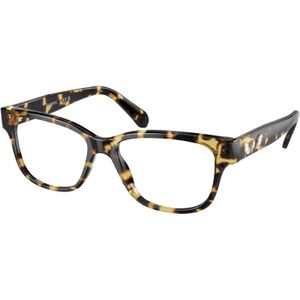 Swarovski Vrouw SK2007 1009 Optische monturen Acetaat Schildpad Transparant Kussen Normaal