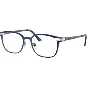Ray - Ban Unisex Ray - Ban RX8780D 1061 Optische monturen Titanium Blauw Transparant Hurken Normaal