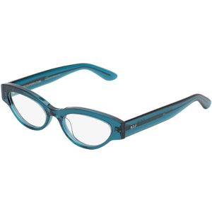 Retrosuperfuture Vrouw BNG NUMERO 147 TEAL Optische monturen Acetaat Blauw  Kattenoog