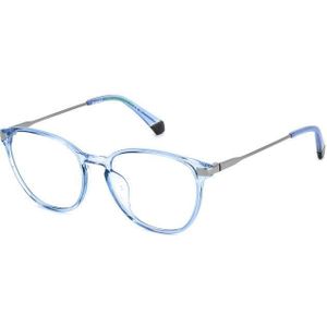 Polaroid Unisex PLD D489/G PJP Optische monturen Plastic Blauw  Rotonde