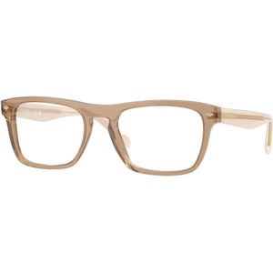 VOGUE EYEWEAR Uomo VO5619 3189 Optische monturen Acetato Marrone Trasparente Pillow Normale