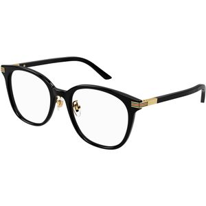 Gucci Vrouw GG1453OK 001 Optische monturen Acetaat Zwart Transparant Rotonde