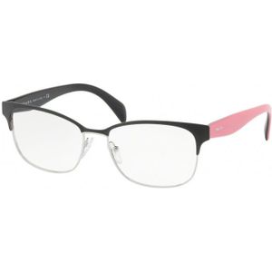 Prada Vrouw PR 65RV 1B1O1 Optische monturen Metaal Zwart  Hurken