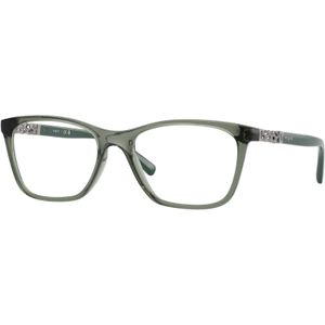 VOGUE EYEWEAR Donna VO5632B 3086 Optische monturen Nylon Verde Trasparente Pillow Normale