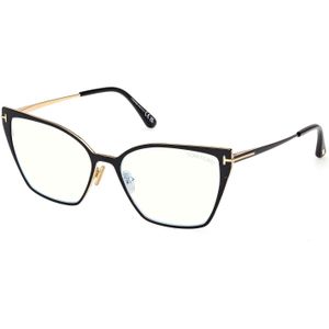 TOM FORD Vrouw FT6051-B 1 Optische monturen Metaal Zwart  Vlinder Normaal