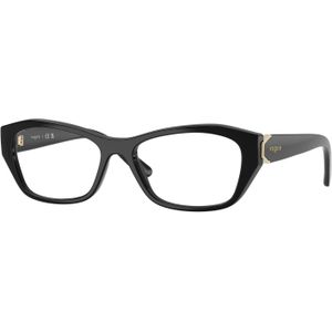 VOGUE EYEWEAR Vrouw VOGUE EYEWEAR VO5676 W44 Optische monturen Nylon Zwart Transparant Geometrisch Normaal